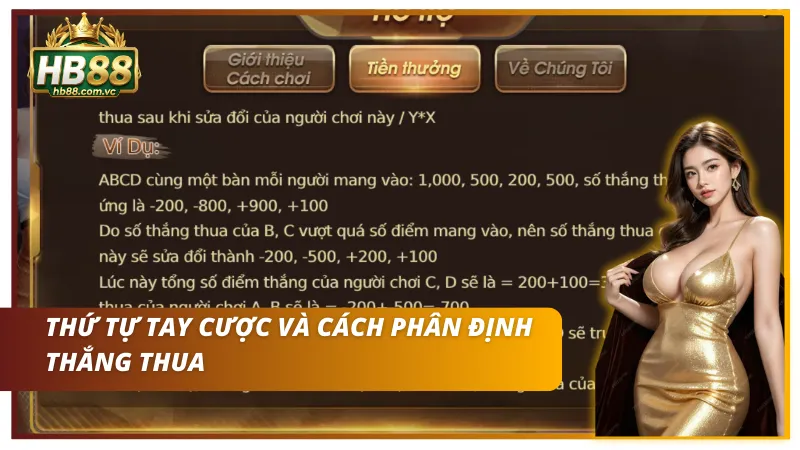 Thứ tự tay mạnh trong Bài mậu binh và nguyên tắc so chi