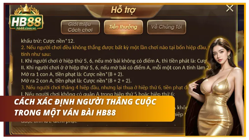 Tìm hiểu cách xác định người chiến thắng trong một ván đấu tại HB88