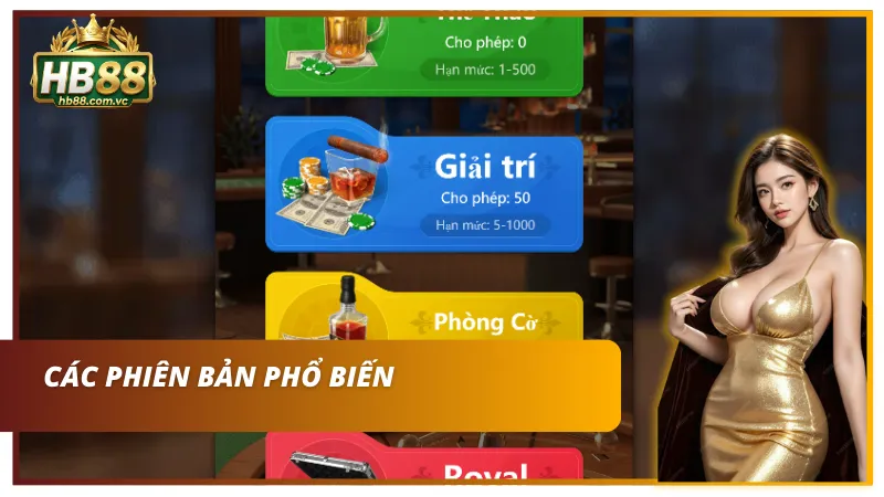 Đa dạng lựa chọn vòng quay phù hợp mọi phong cách chơi